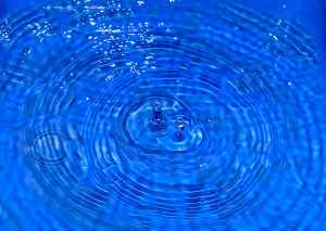 water wave circle drop of water